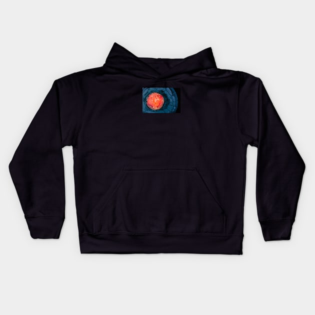 Abstract Nucleus Kids Hoodie by opticpixil